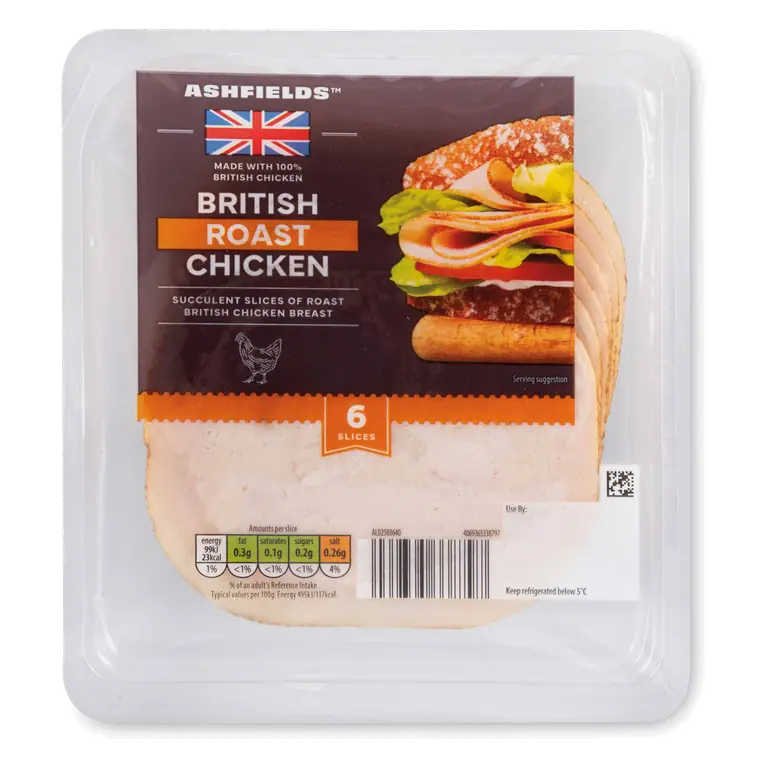 Ready to Eat British Chicken Breast 6 Slices
