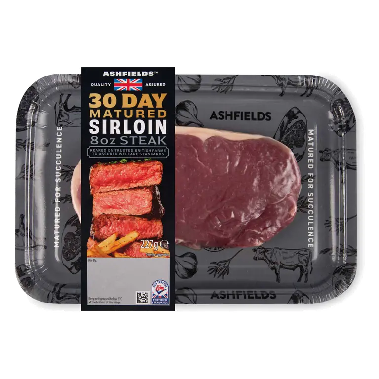 100% British Sirloin Steak 30 Day Matured