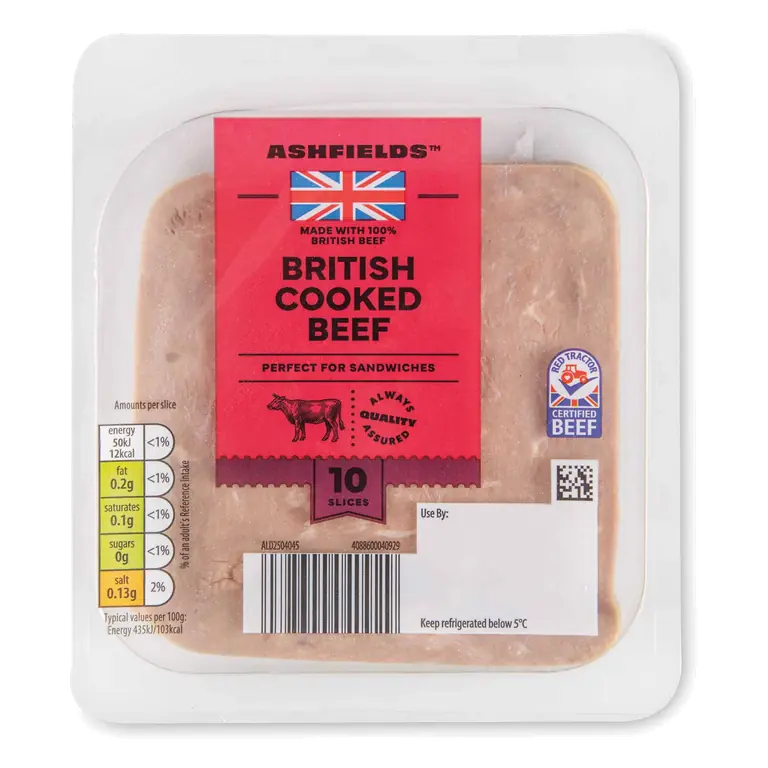British Cooked Beef 10 Slices