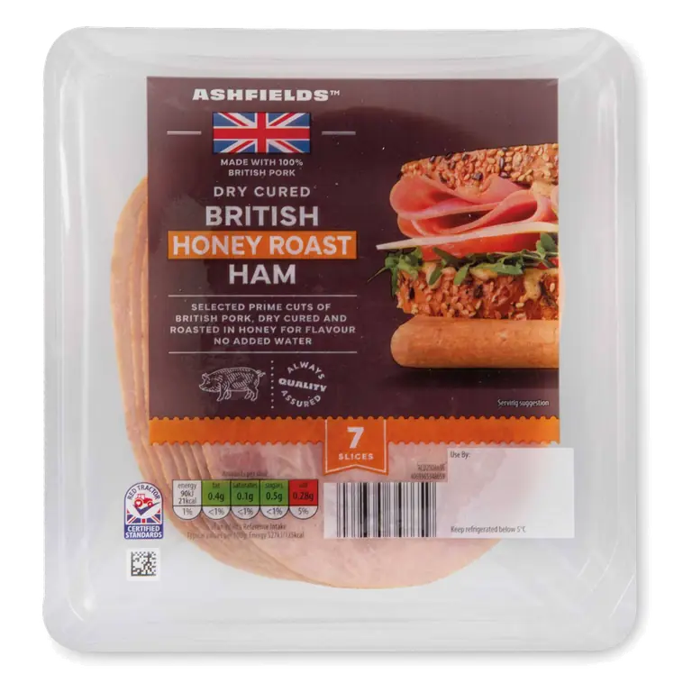 British Honey Cured Ham 7 Slices