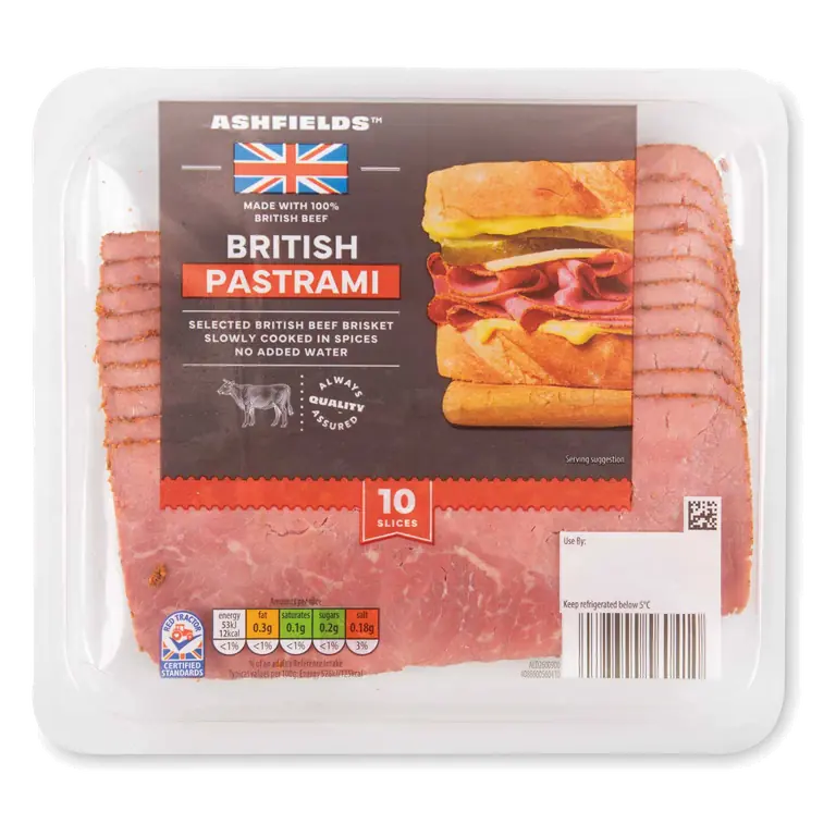 British Pastrami 10 Slices