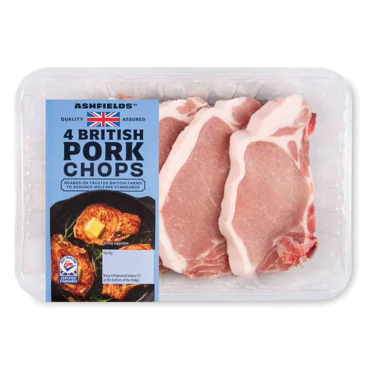 British Pork Chops 4 Pack
