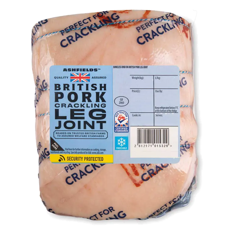 British Pork Crackling Leg Joint