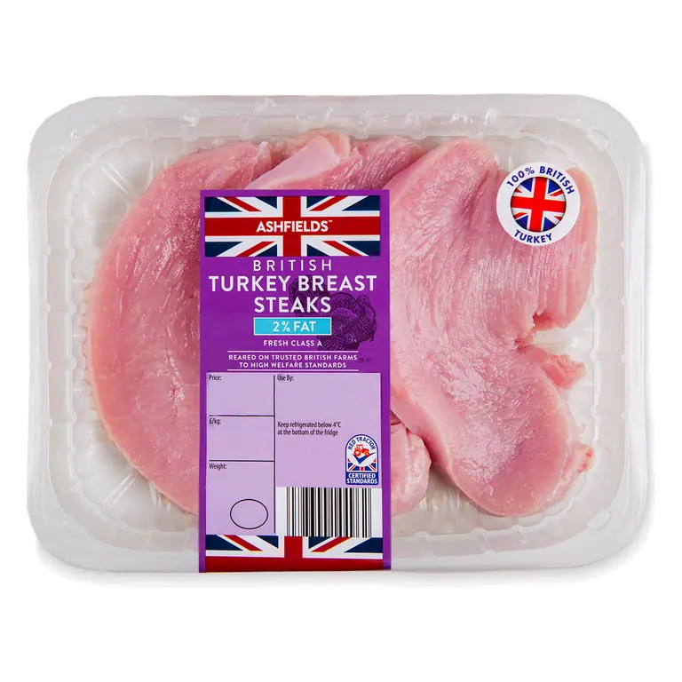 British Turkey Breast Steaks 2% Fat