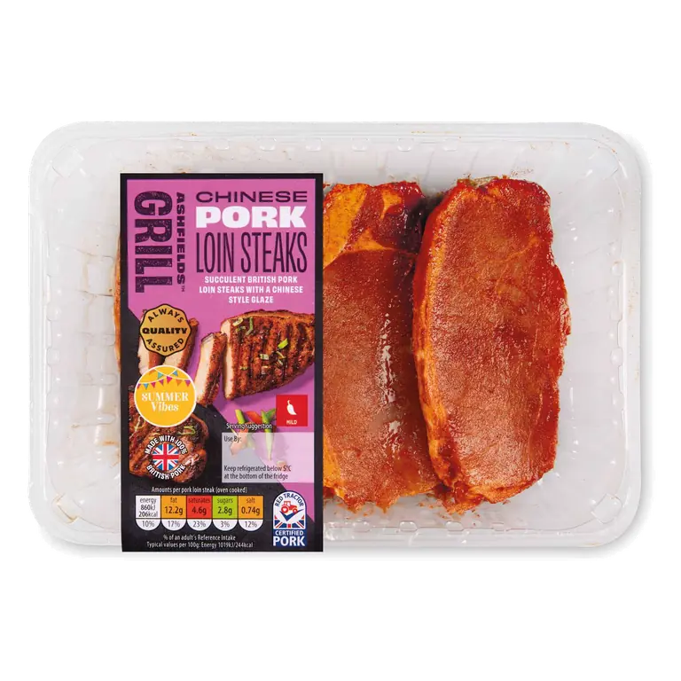 Chinese Marinated Pork Loin Steaks