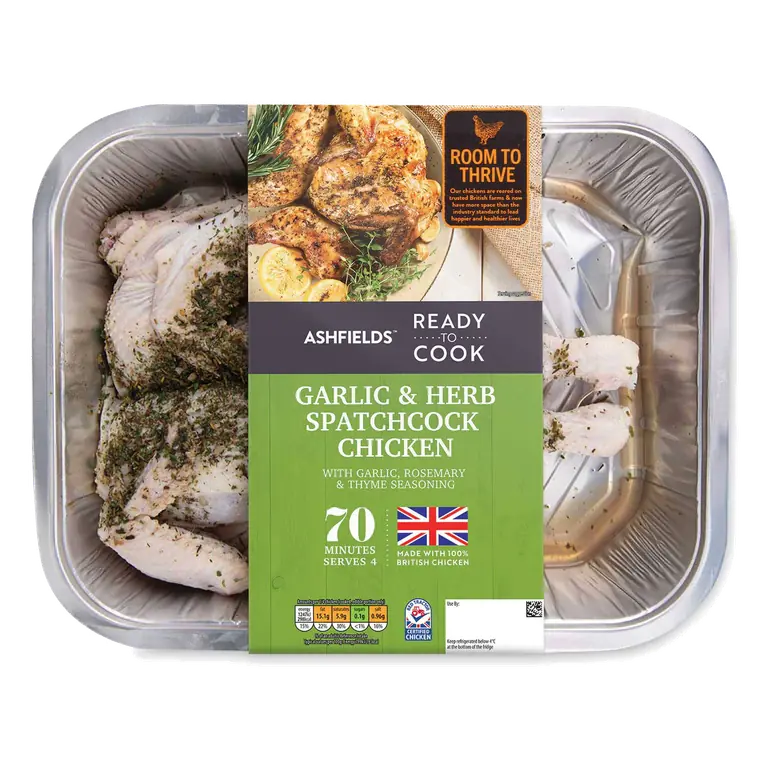 Garlic & Herb Spatchcock Chicken