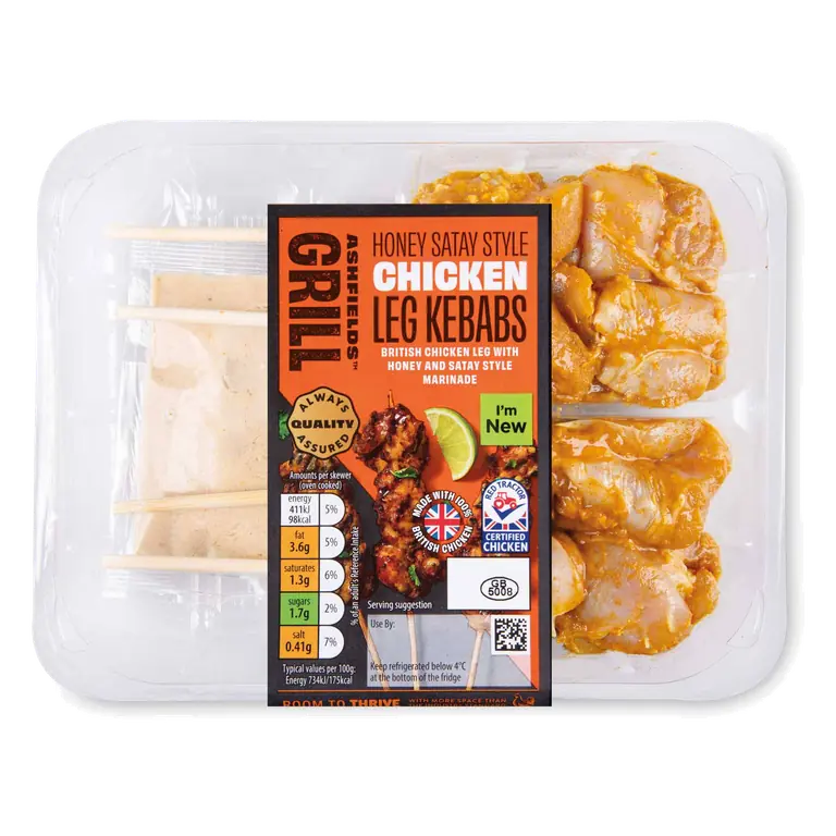 Honey Satay Chicken Leg Kebabs