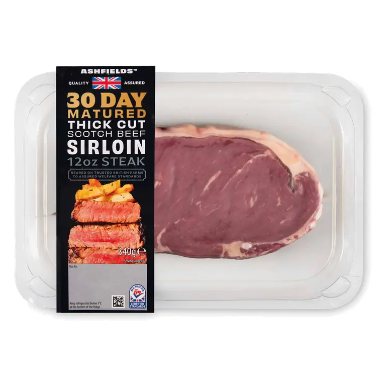 King of Steaks 12oz Thick Cut Sirloin Steak 30 Day Matured