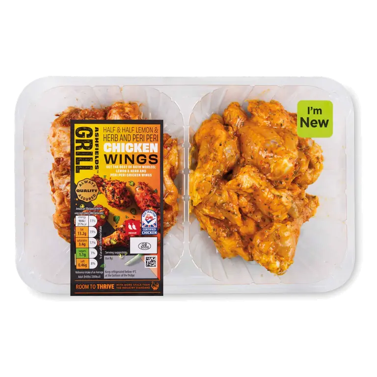 Lemon Herb & Peri Peri Chicken Wings