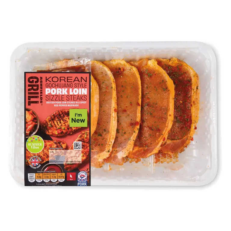 Pork Sizzle Steaks Gochujang