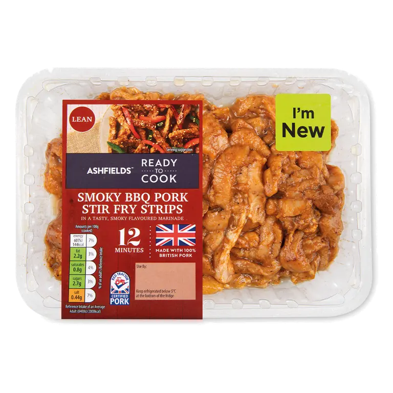 Smoky BBQ Pork Stir Fry Strips