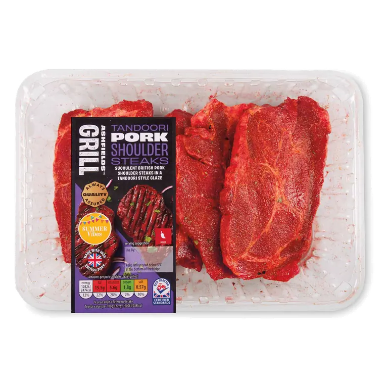 Tandoori Marinated Shoulder Steaks