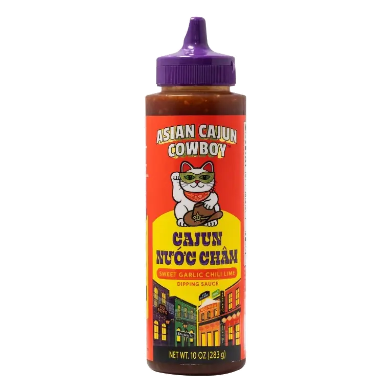Asian Cajun Cowboy Nuoc Cham Sweet Garlic Chili Lime Dipping Sauce, 10oz