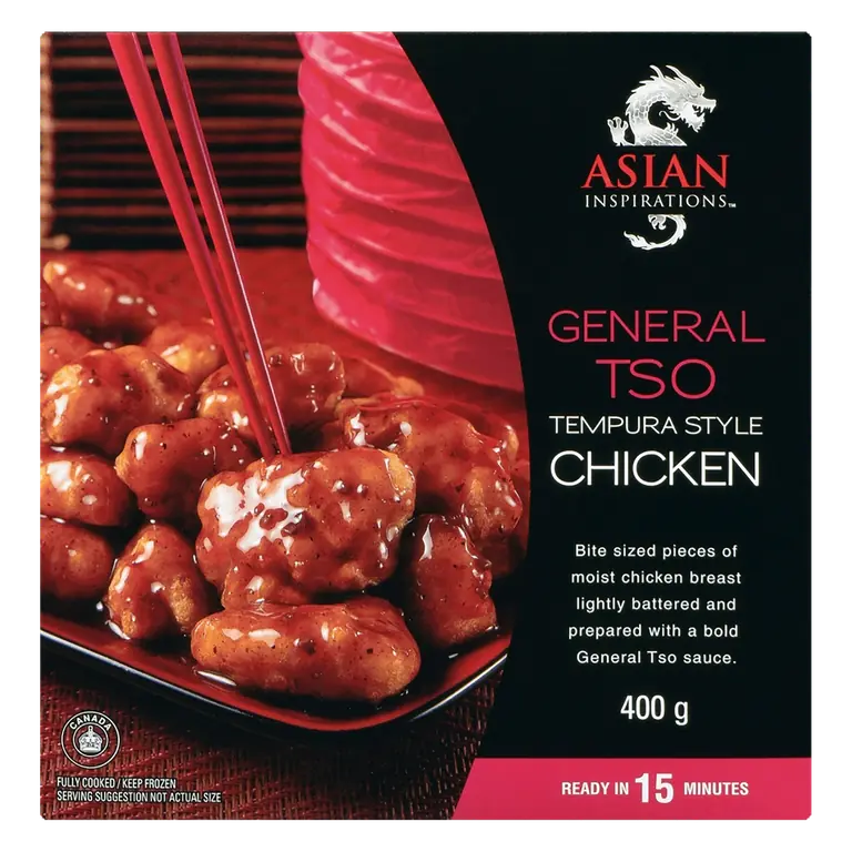 Frozen General Tso Tempura Style Chicken 400 g