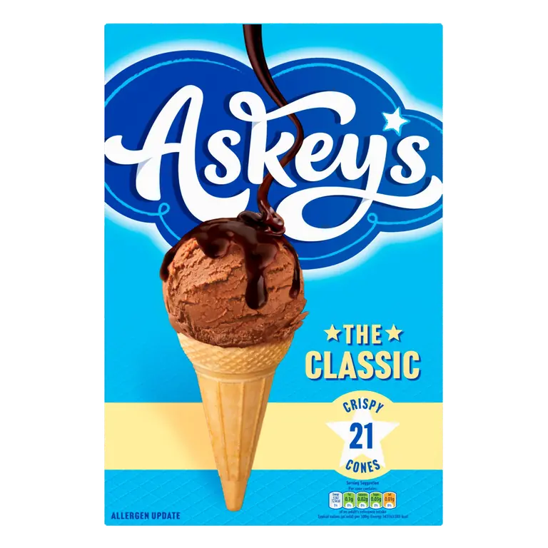 Askey's The Classic 21 Crispy Cones