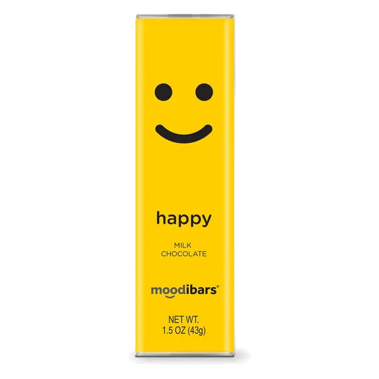 Astor Happy Moodibar, Creamy Milk Chocolate Bar 1.5oz Bar
