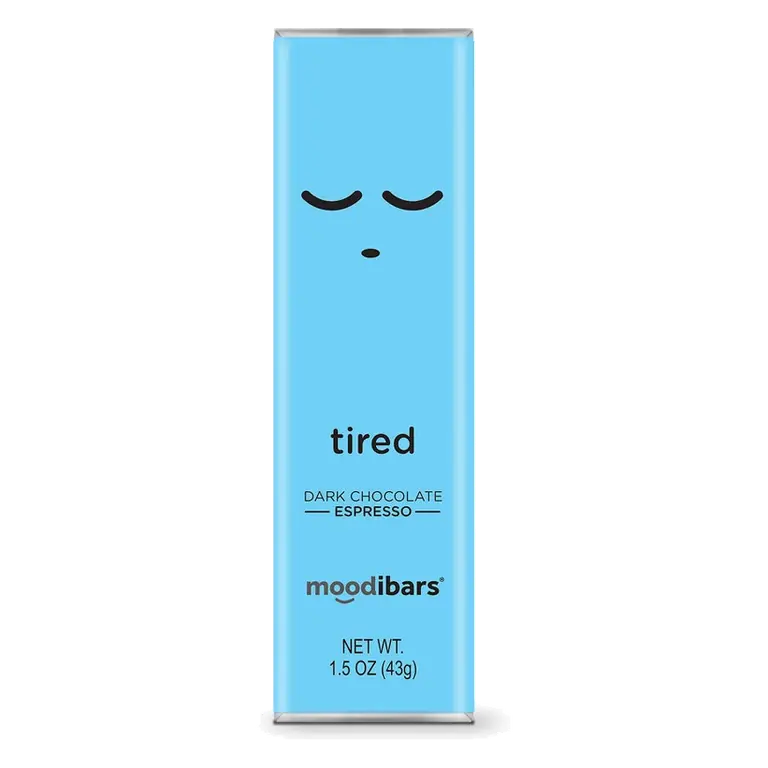 Astor Tired Moodibar, Dark Chocolate Espresso 1.5oz Bar