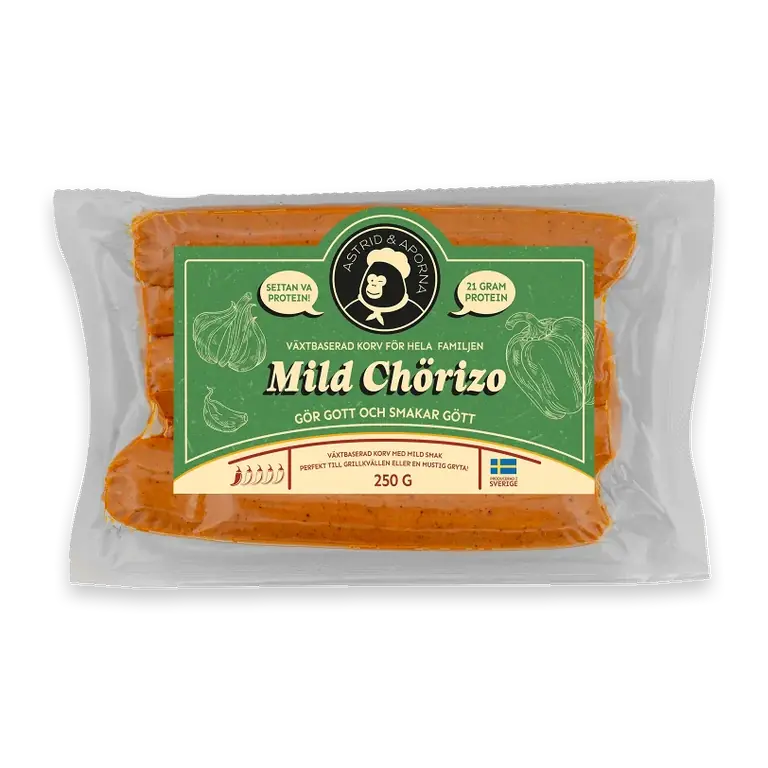 Chorizo Mild Växtbaserad 250g