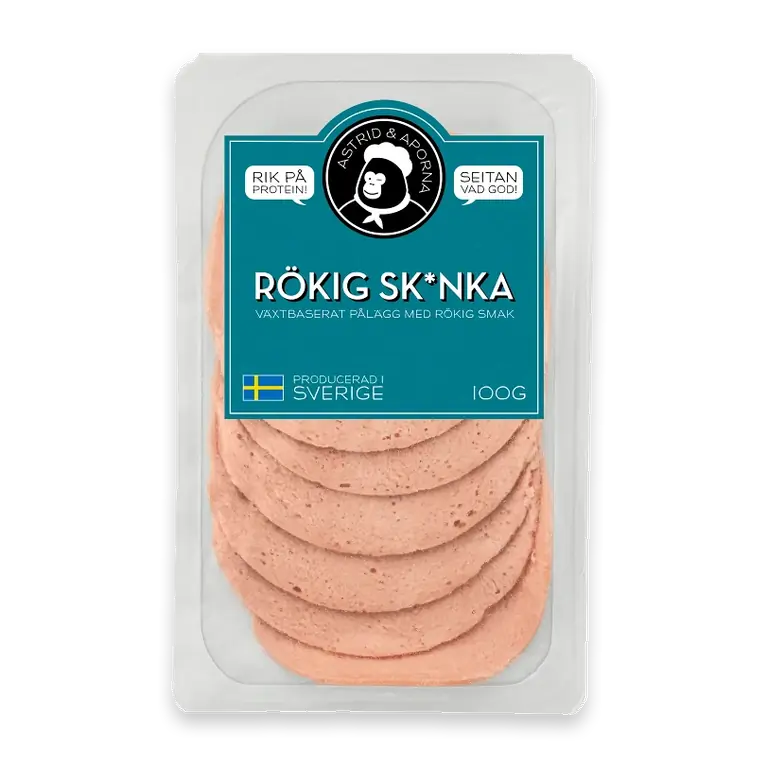 Veganskivor Seitan och Soja 100g