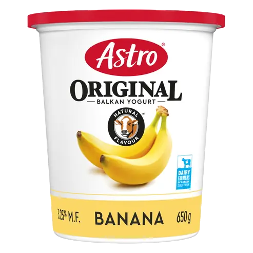 Original 3.25% Yogurt Balkan Style Banana 650 g