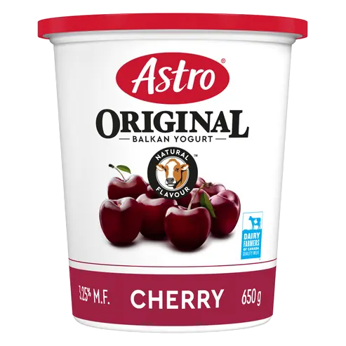 Original 3.25% Yogurt Balkan Style Cherry 650 g