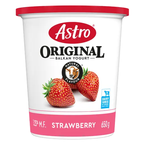 Original 3.25% Yogurt Balkan Style Strawberry 650 g