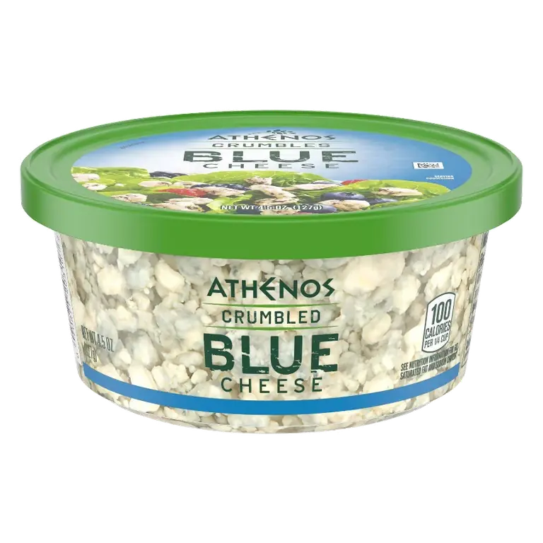 Athenos Crumbled Blue Cheese, 4.5oz
