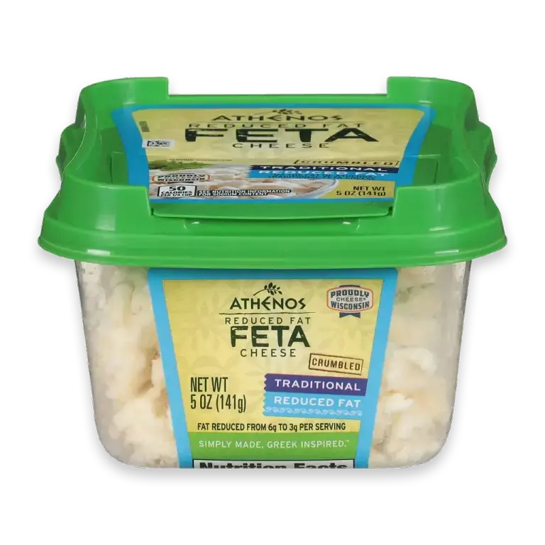 Reduced Fat Crumbled Feta Cheese