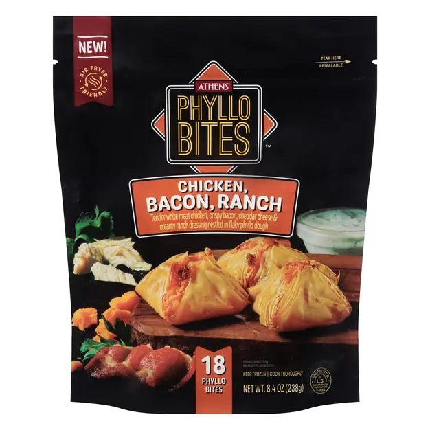 Chicken Bacon Ranch Phyllo Bites - 18 ct Frozen