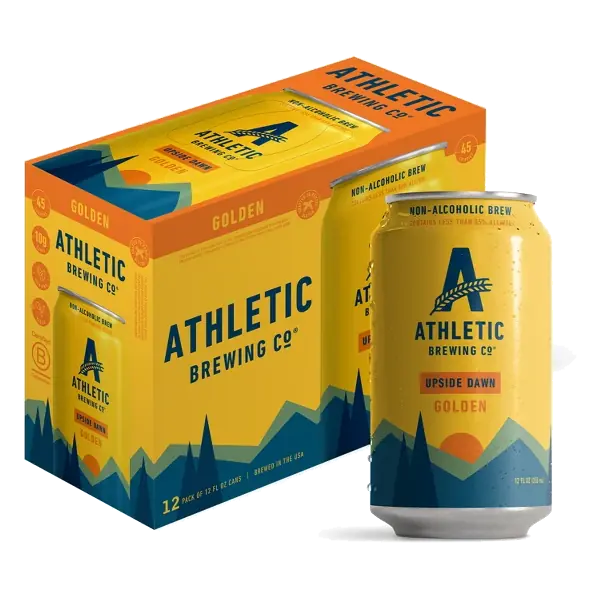 Athletic Brewing Upside Down Non-Alcoholic Golden, 12pk/12 fl oz Cans