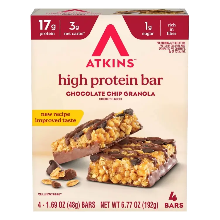 Chocolate Chip Granola High Protein Bars