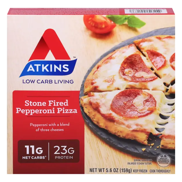Low Carb Stone Fired Pepperoni 23g Protein Pizza Frozen