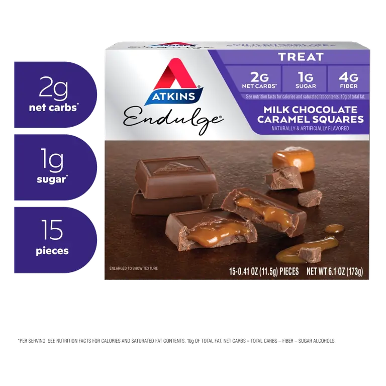 Milk Chocolate Caramel Squares