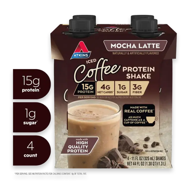 Mocha Latte Iced Coffee Protein Shake