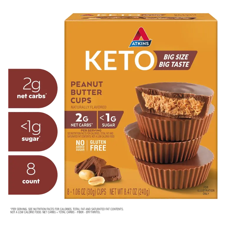 Peanut Butter Flavored Keto Cups