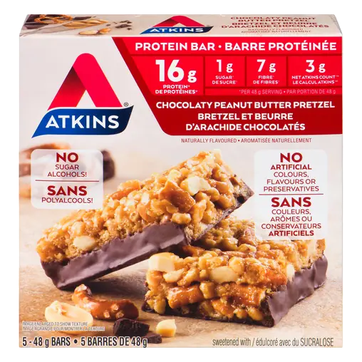 Protein Bar Chocolaty Peanut Butter Pretzel 240 g