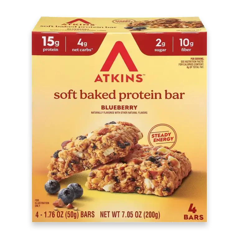 Soft Baked High Protein Blueberry Bar