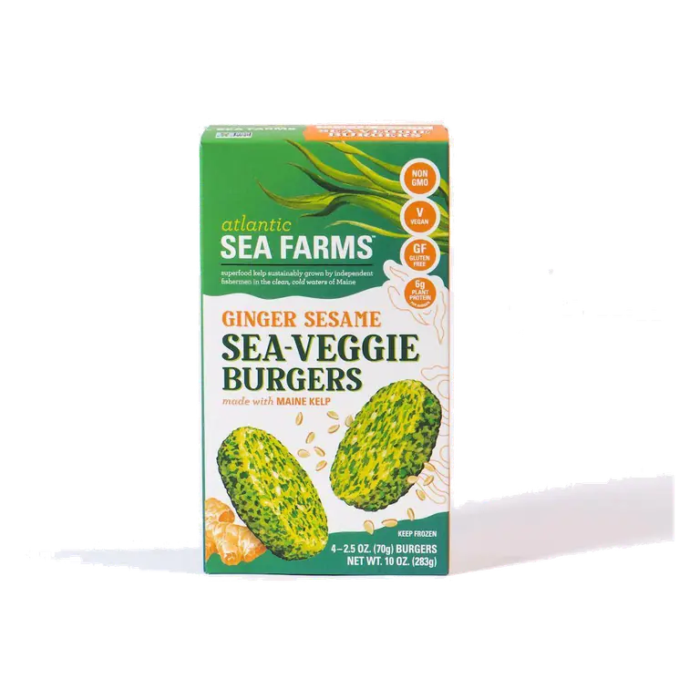 Ginger Sesame Sea-Veggie Burgers