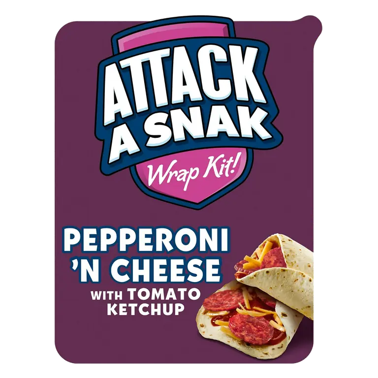 Pepperoni & Cheese Wrap Kit with Tomato Ketchup 83g