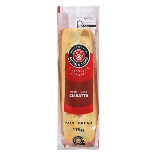 Half Baguette Ciabatta 175 g