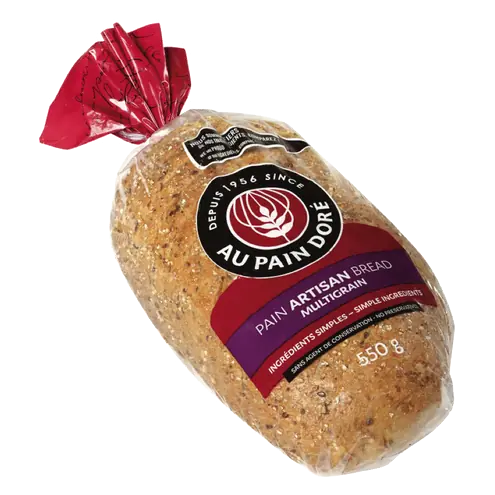 Multigrain Bread Sliced Artisan 550 g (frozen)