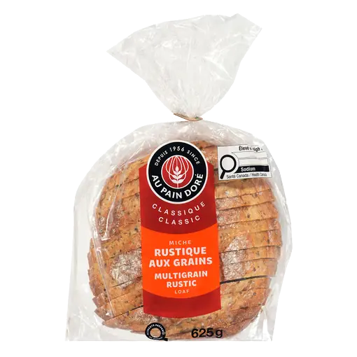 Rustic Miche Sliced Bread Loaf Multigrain 625 g (frozen)