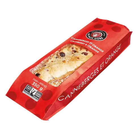 Au Pain Dore Bread Cranberry & Orange 350 g