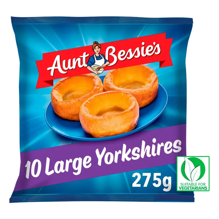 Aunt Bessie's 10 Large Yorkshire Puddings 275g