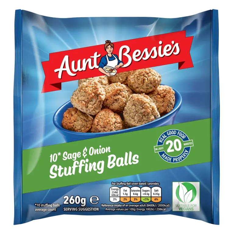 10 Sage & Onion Stuffing Balls 260g