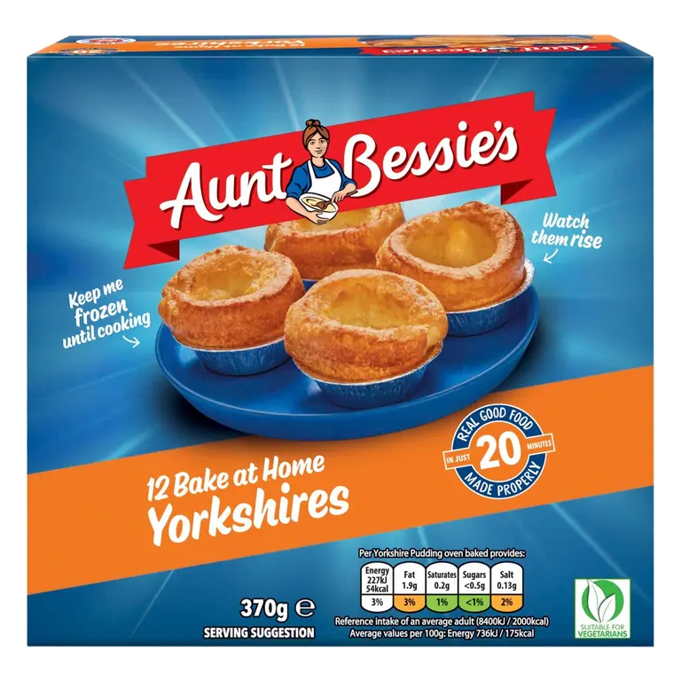 12 Bake at Home Yorkshire Puddings 370g