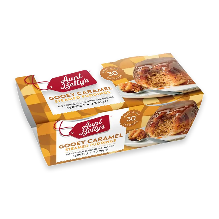 Gooey Caramel Steamy Puds