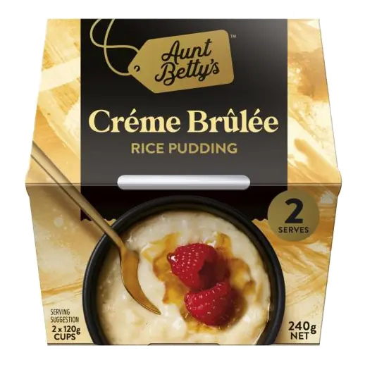 Rice Pudding Creme Brulee 2 Pack
