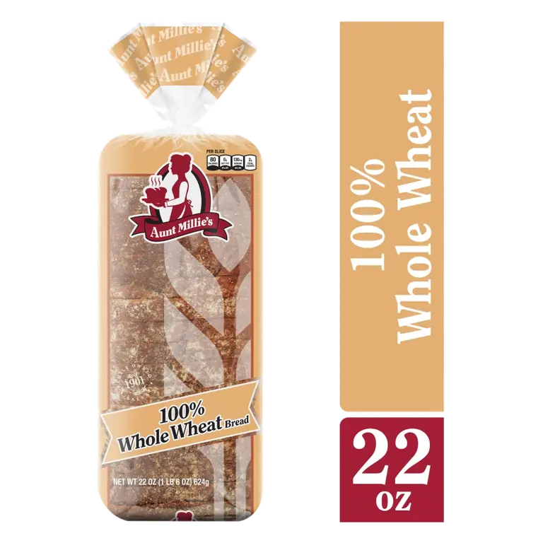 100% Whole Wheat Bread, 100% Whole Wheat