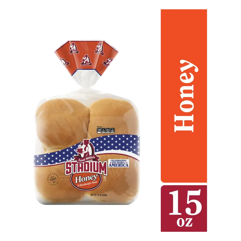 Honey Hamburger Buns